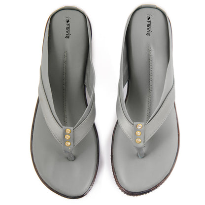 Ravis Cross-Strap Comfort Slippers – Daily Wear Toe-Ring Flats for Women