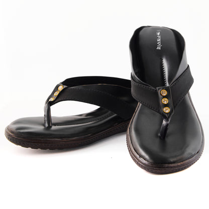 Ravis Cross-Strap Comfort Slippers – Daily Wear Toe-Ring Flats for Women