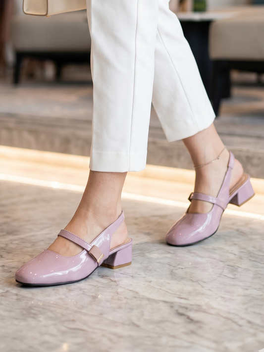 White | Chic Slingback Pumps for Women