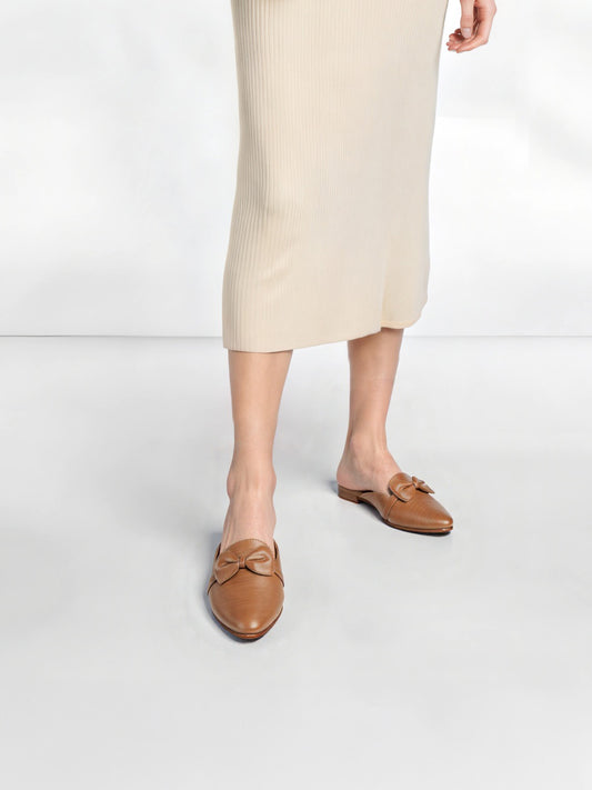Bow Bliss Slip-On Mules for Women – Elegant & Comfy Daily Wear