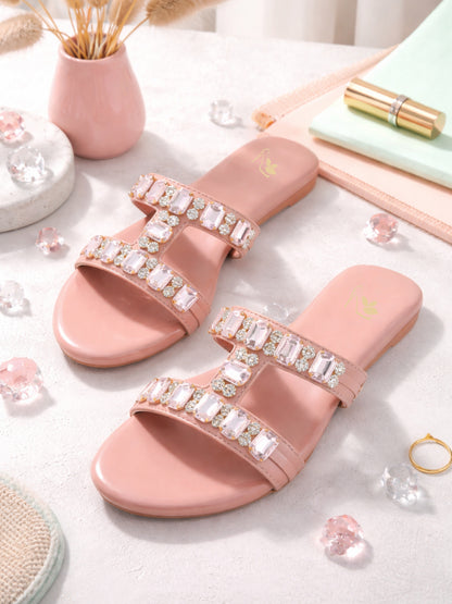 Peach | heera slipper creartive image01