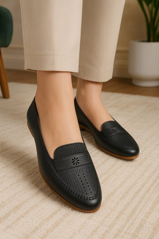 Ravis Soft Sole Loafers for Women – Breathable Office Wear Flats